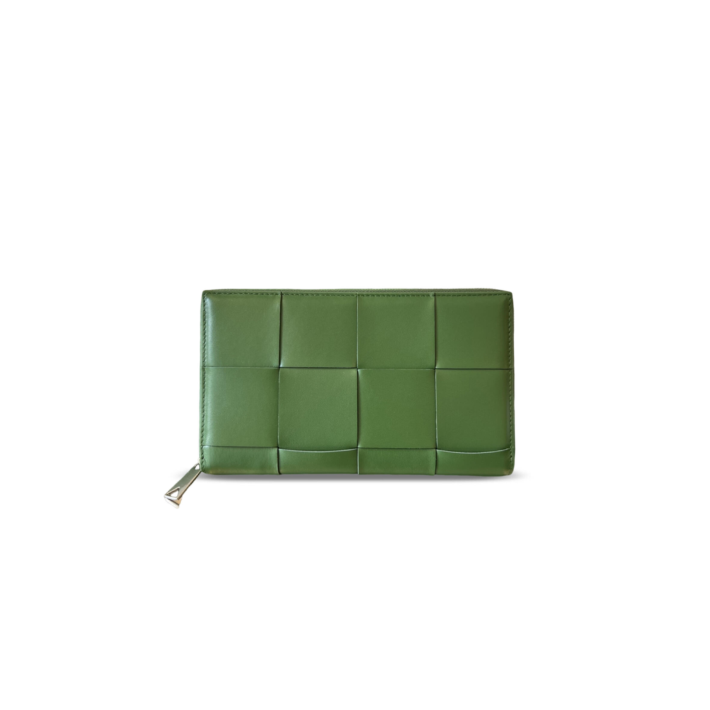 BOTTEGA VENETA CASSETTE ZIP AROUND WALLET 814649 (19*11.4*2cm)